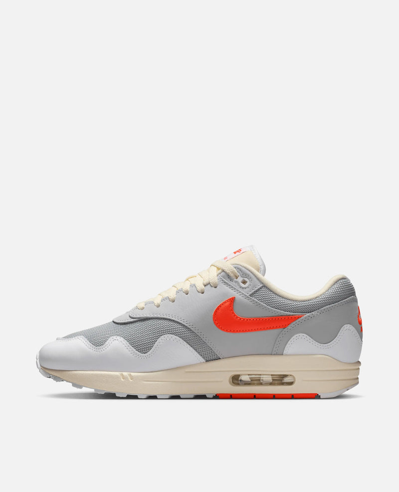 RAFFLE: Patta X Nike Air Max 1 (White/Hyper Crimson-Pure Platinum)