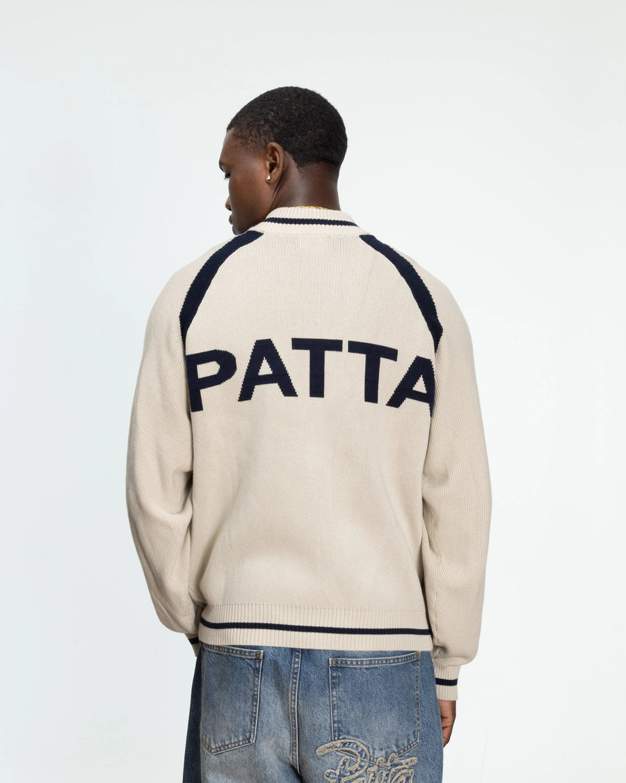 Patta Track Top Cardigan (Vaporous Grey)