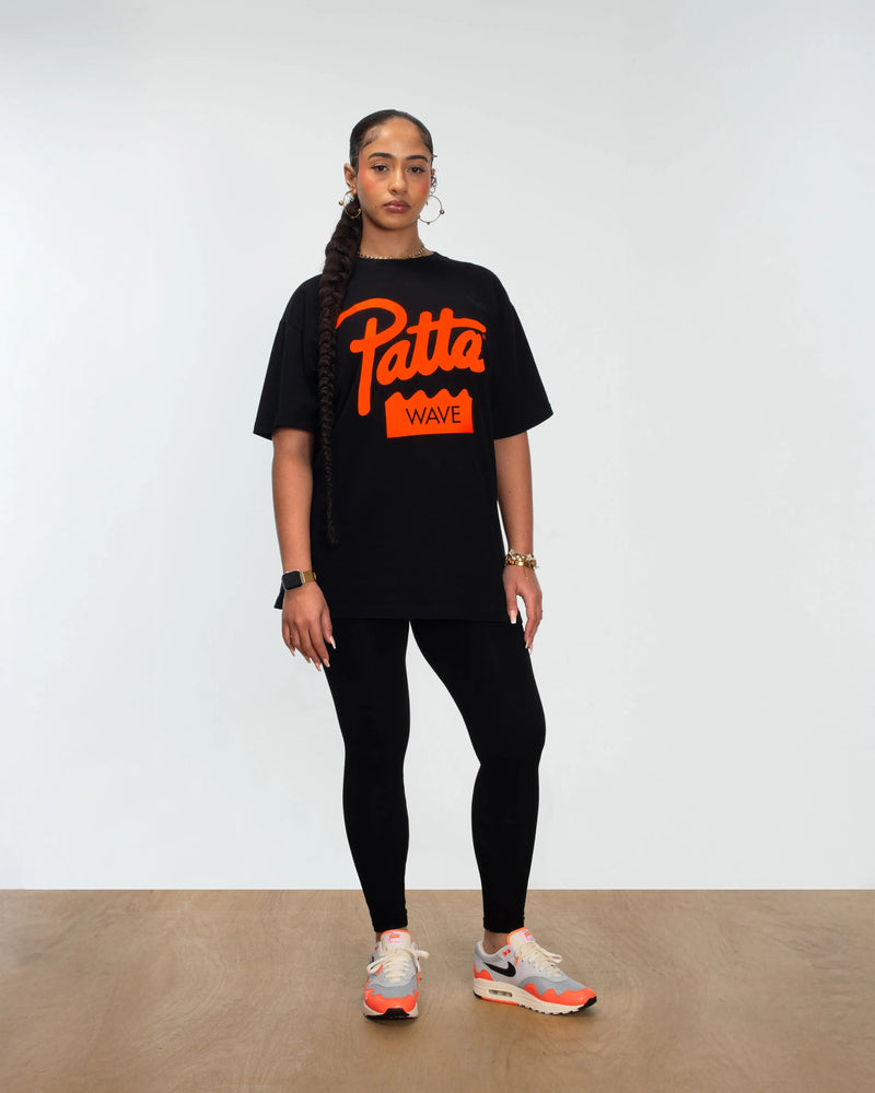 Patta Wave T-Shirt (Black)