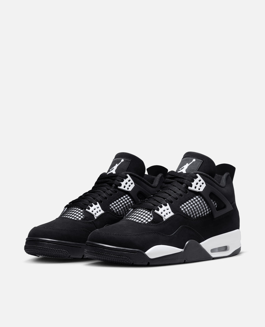 Air Jordan 4 Retro "White Thunder" (Black/White-Black)