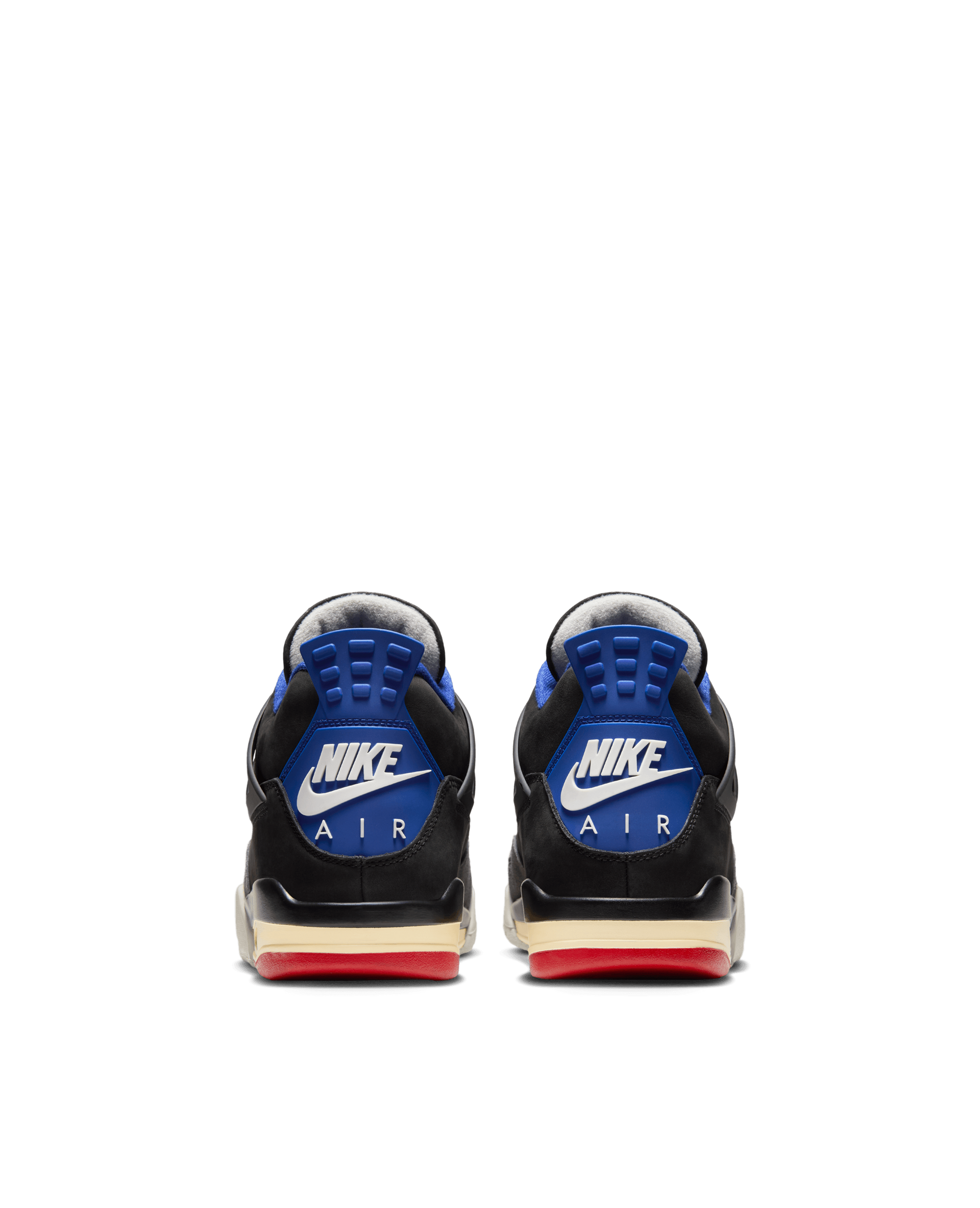Nike Air Jordan 4 Retro (Black/Fire Red-Deep Royal Blue)
