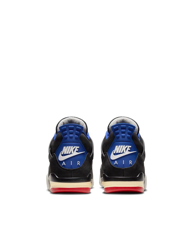Nike Air Jordan 4 Retro (Black/Fire Red-Deep Royal Blue)