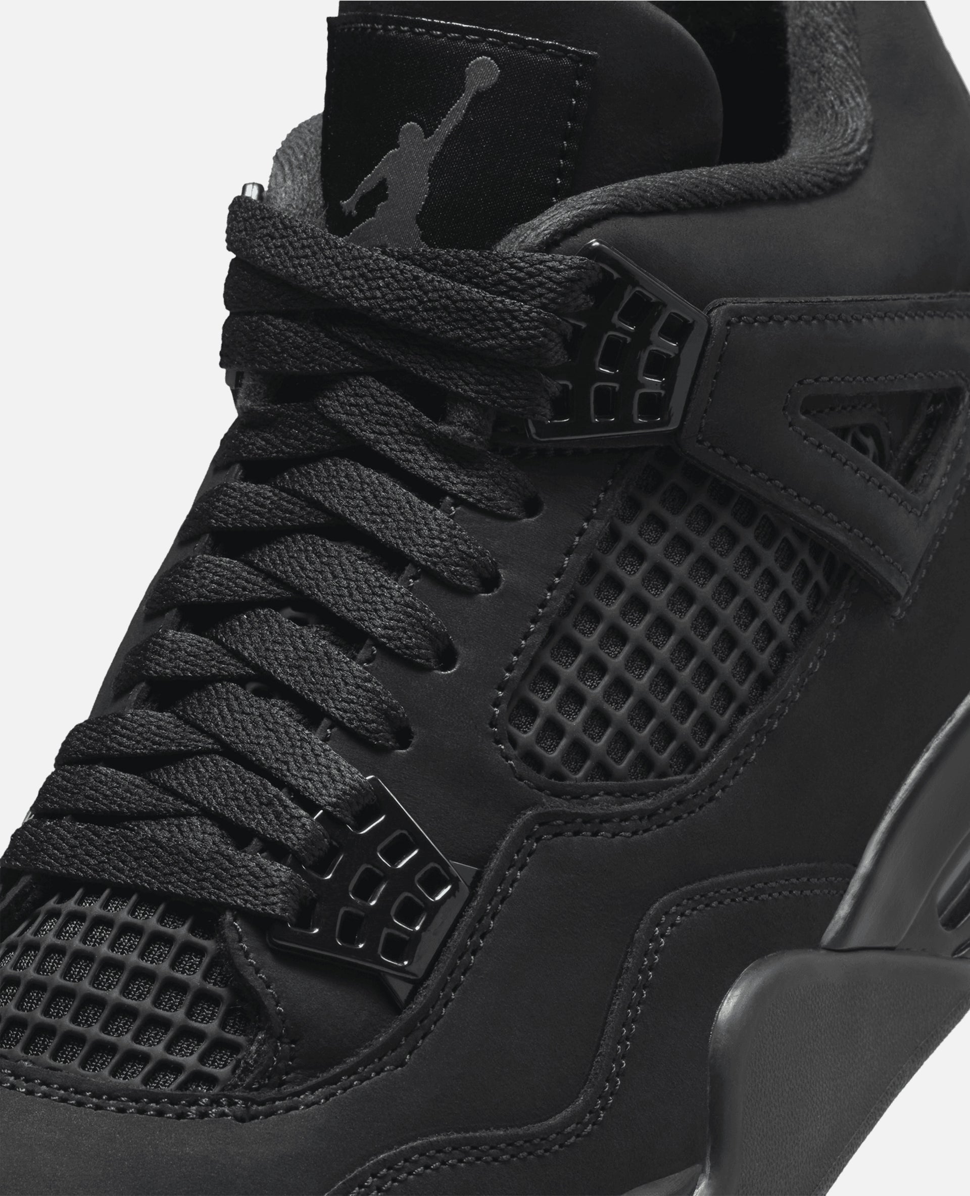 Nike Air Jordan 4 Retro (Black/Black-LT Graphite)