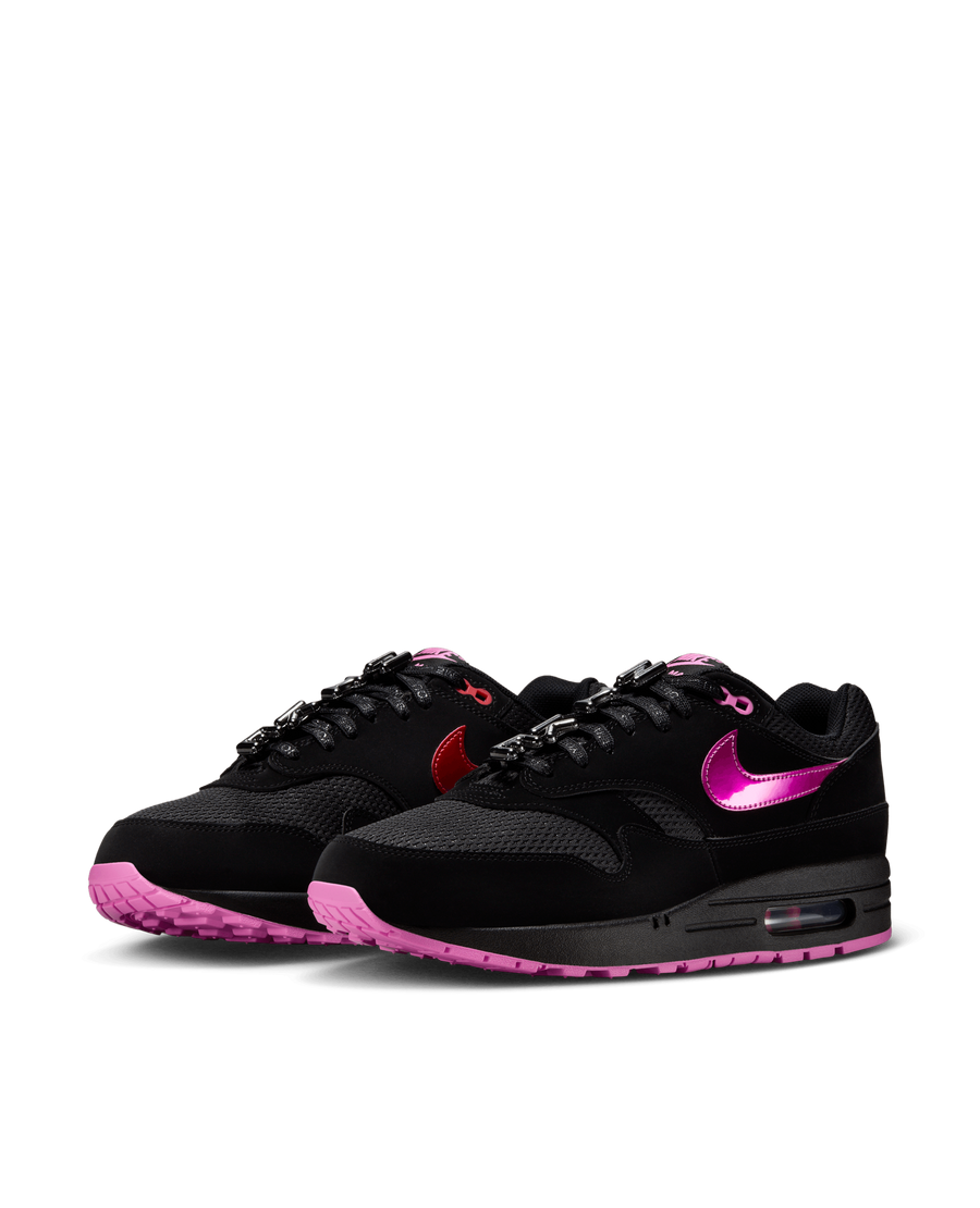 Nike Air Max 1 Premium (Black/Playful Pink-University Red)