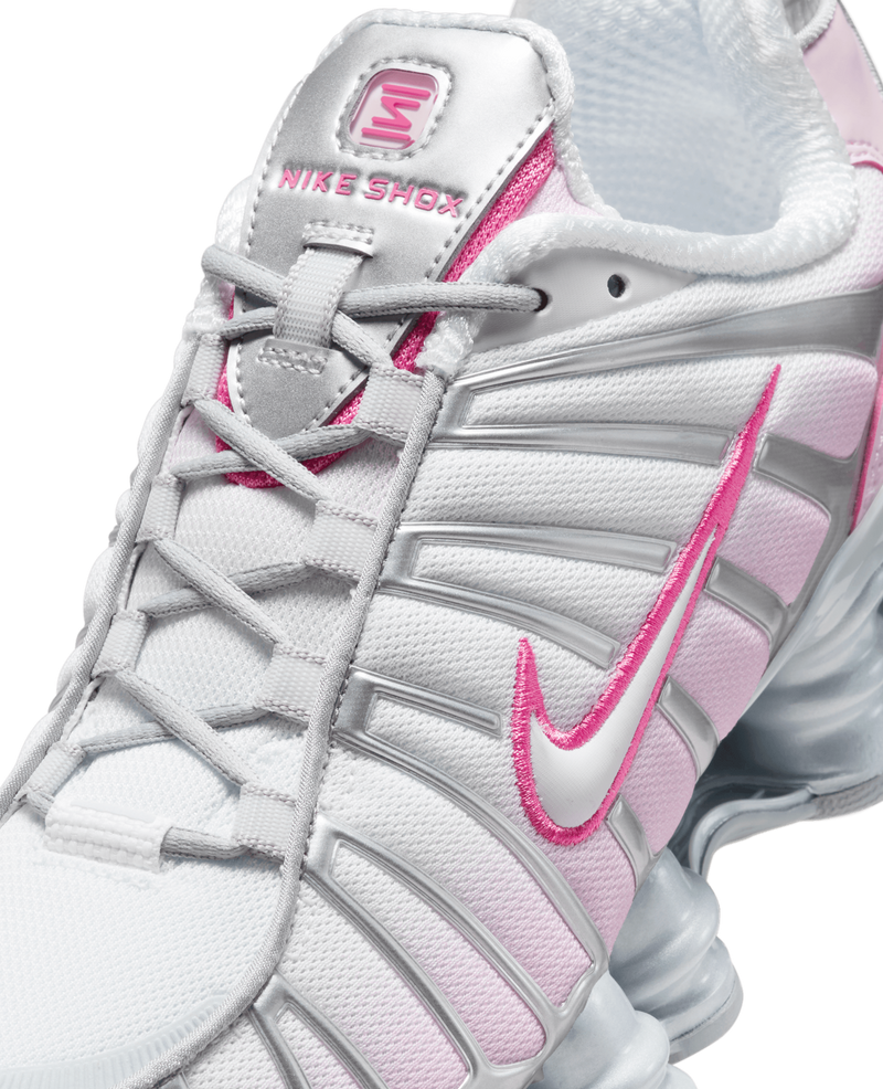 Nike WMNS Shox TL (MTLC Plantinum/Pinksicle-Pink Foam-White)