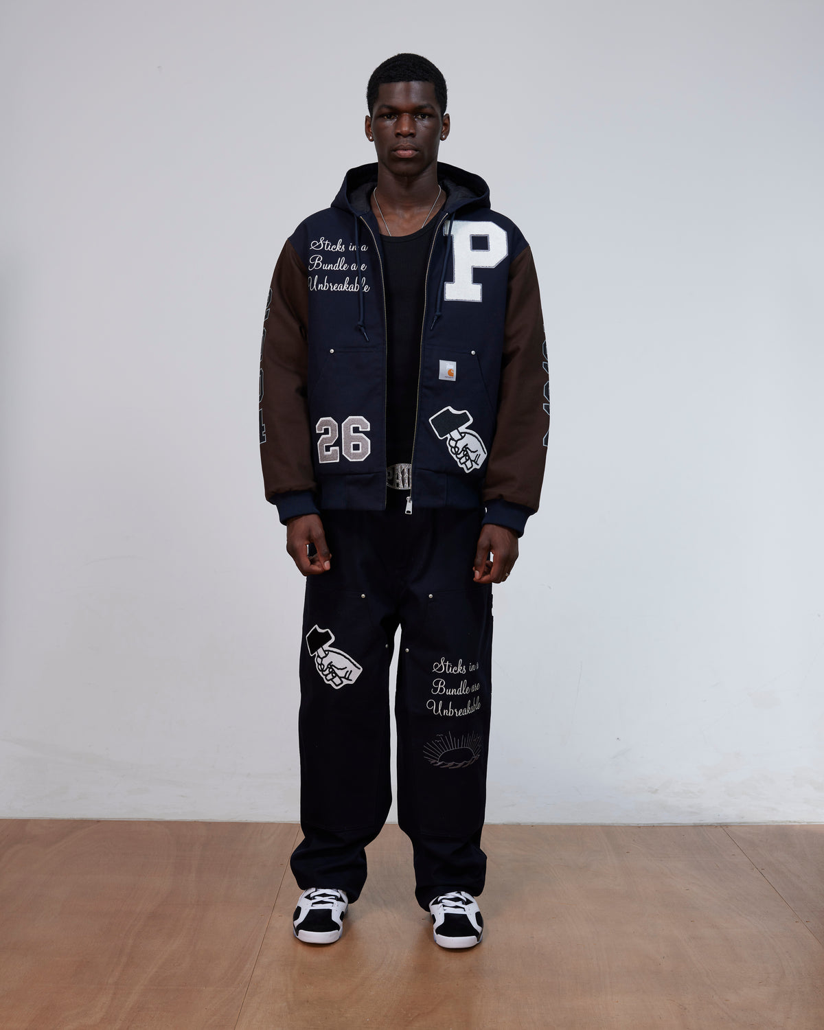 Patta x Carhartt OG Active Jacket (Dark Navy/Tobacco)