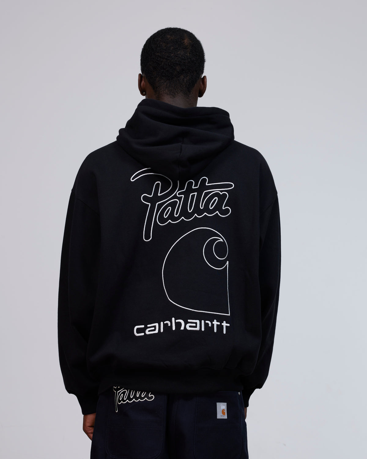 Patta x Carhartt Hooded Sweatshirt (Black)