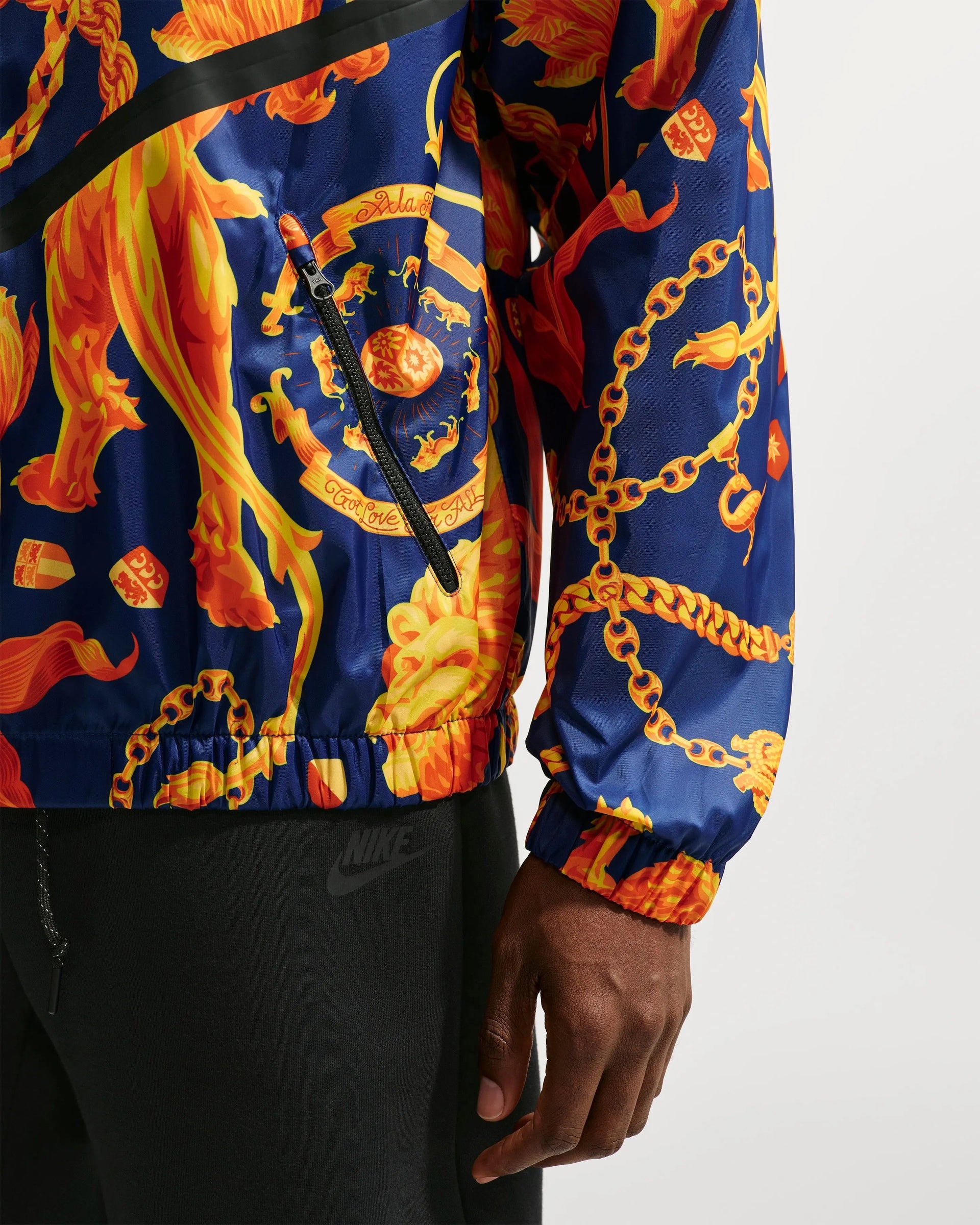 Patta x Nike KNVB Anthem Jacket (Deep Royal/Orange)