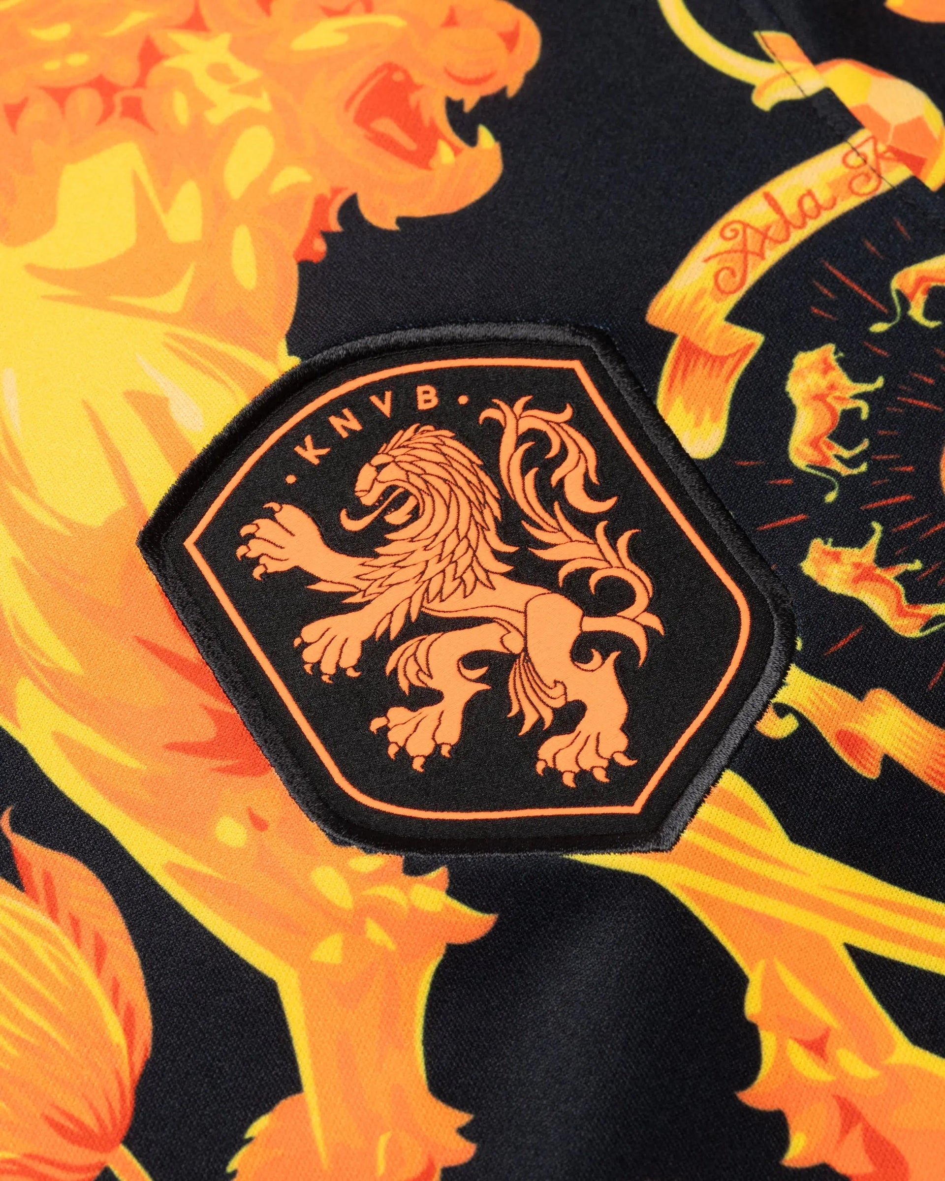 Patta x Nike KNVB Pre-Match Jersey Kids (Black/Orange)