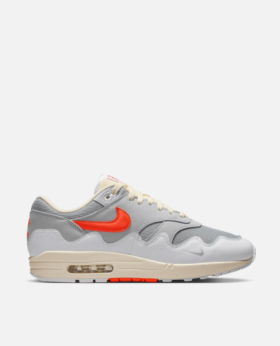 Patta X Nike Air Max 1 (White/Hyper Crimson-Pure Platinum)