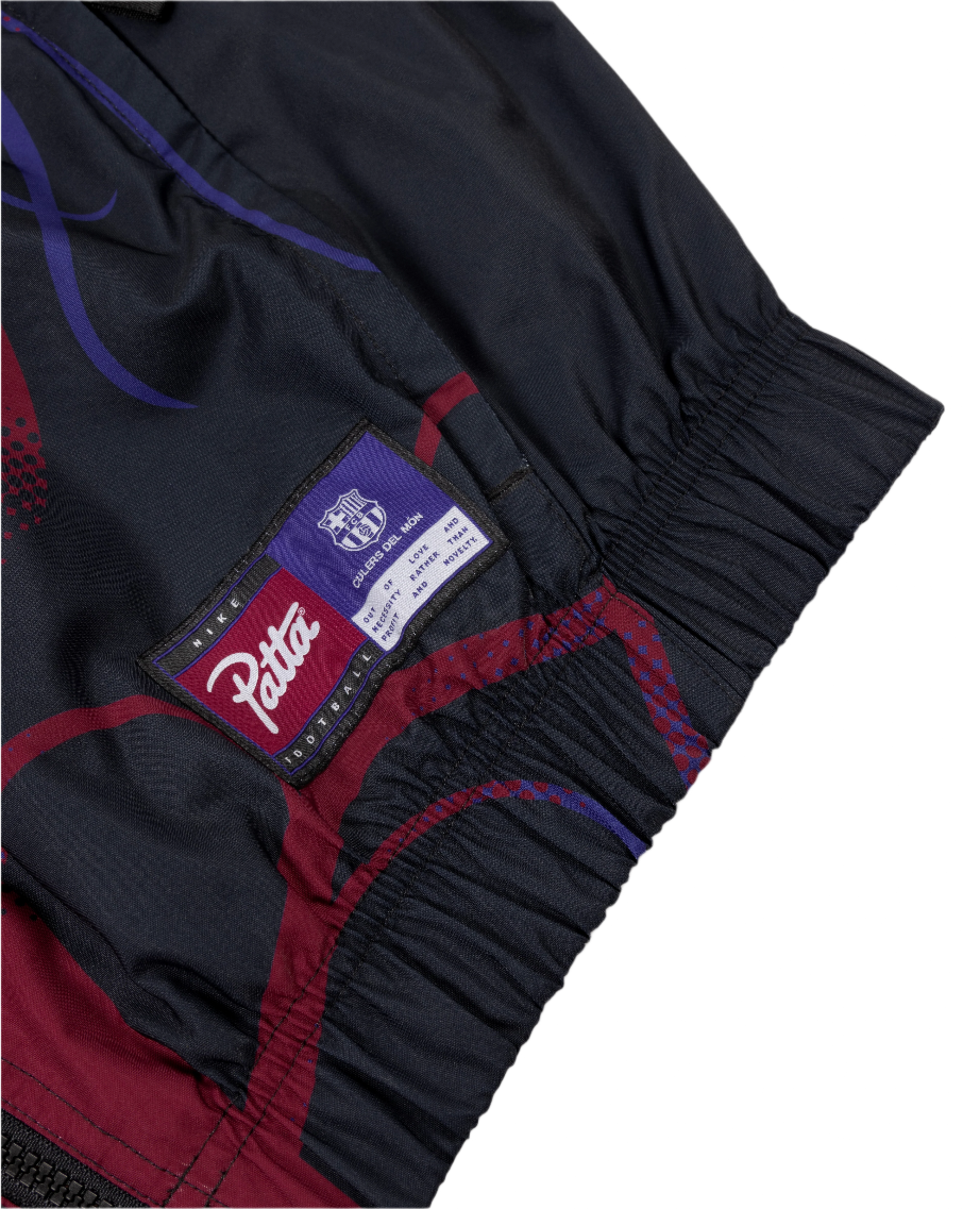FCB x Patta Culers del Món Track Jacket (Black/White)