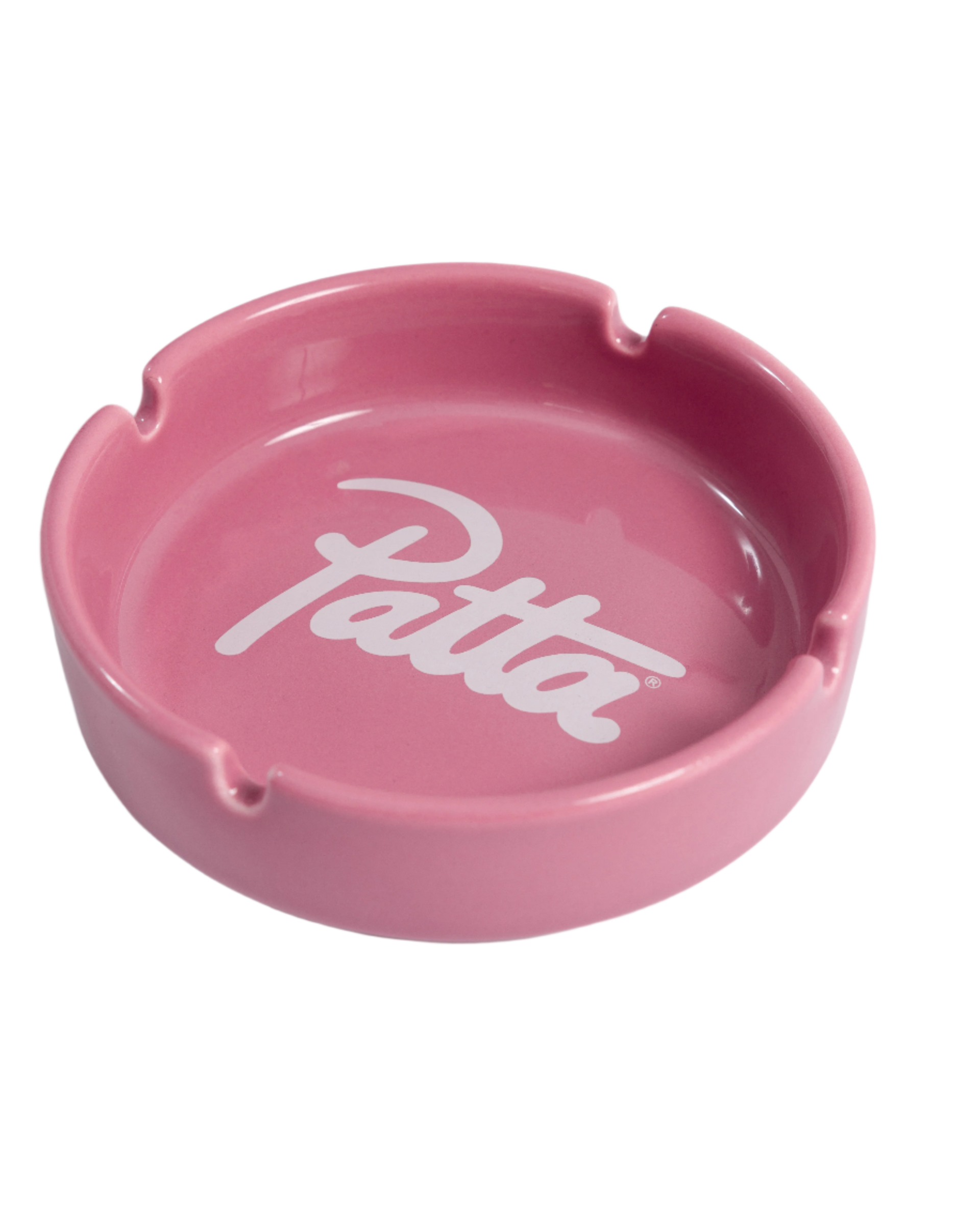 Patta Script Logo Ashtray (Pink/White)