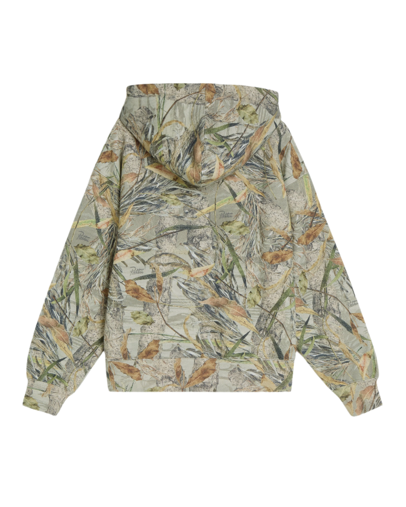 Patta Nature Print Boxy Hooded Sweater (Nature Print)