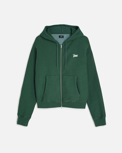 Patta Classic Zip Up Hooded Sweater (Bistro Green)