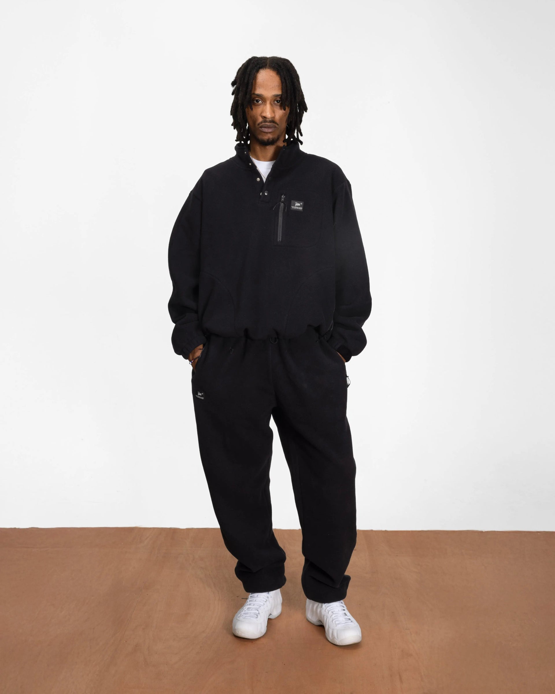 Patta Polartec Sherpa Fleece Pants (Black)