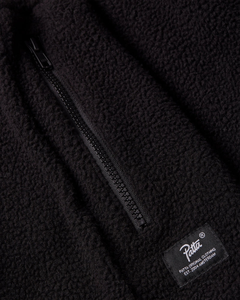 Patta Polartec Sherpa Fleece Pants (Black)