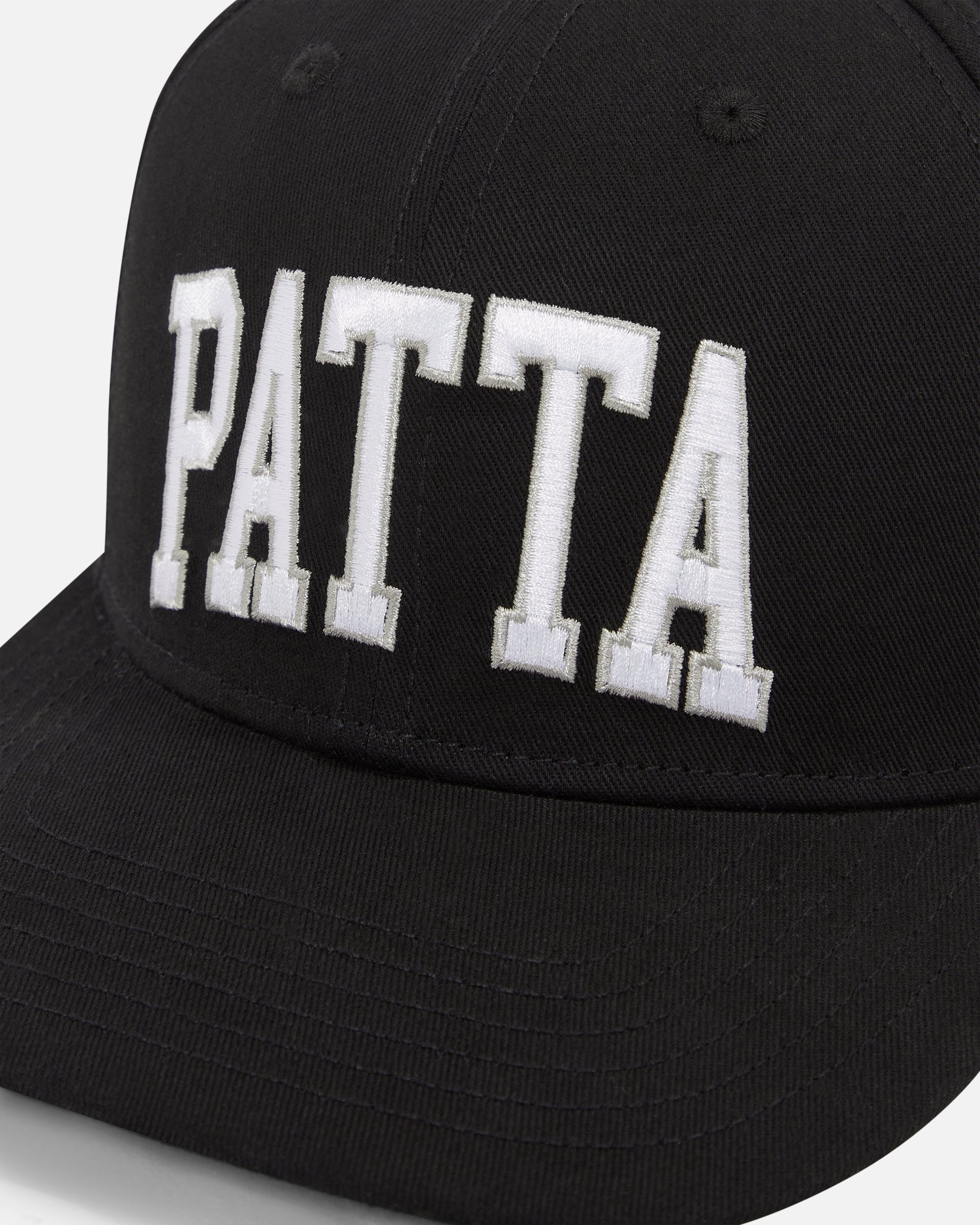 Patta Arc logo Snapback Cap (Black/Blue (Black)