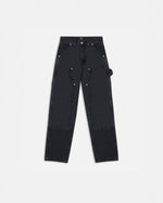 Patta Double Knee Denim Pants (Black Denim)