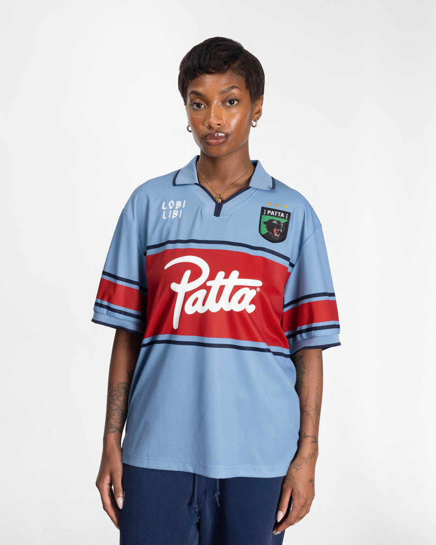 Patta Legacy Football Jersey (Faded Denim)