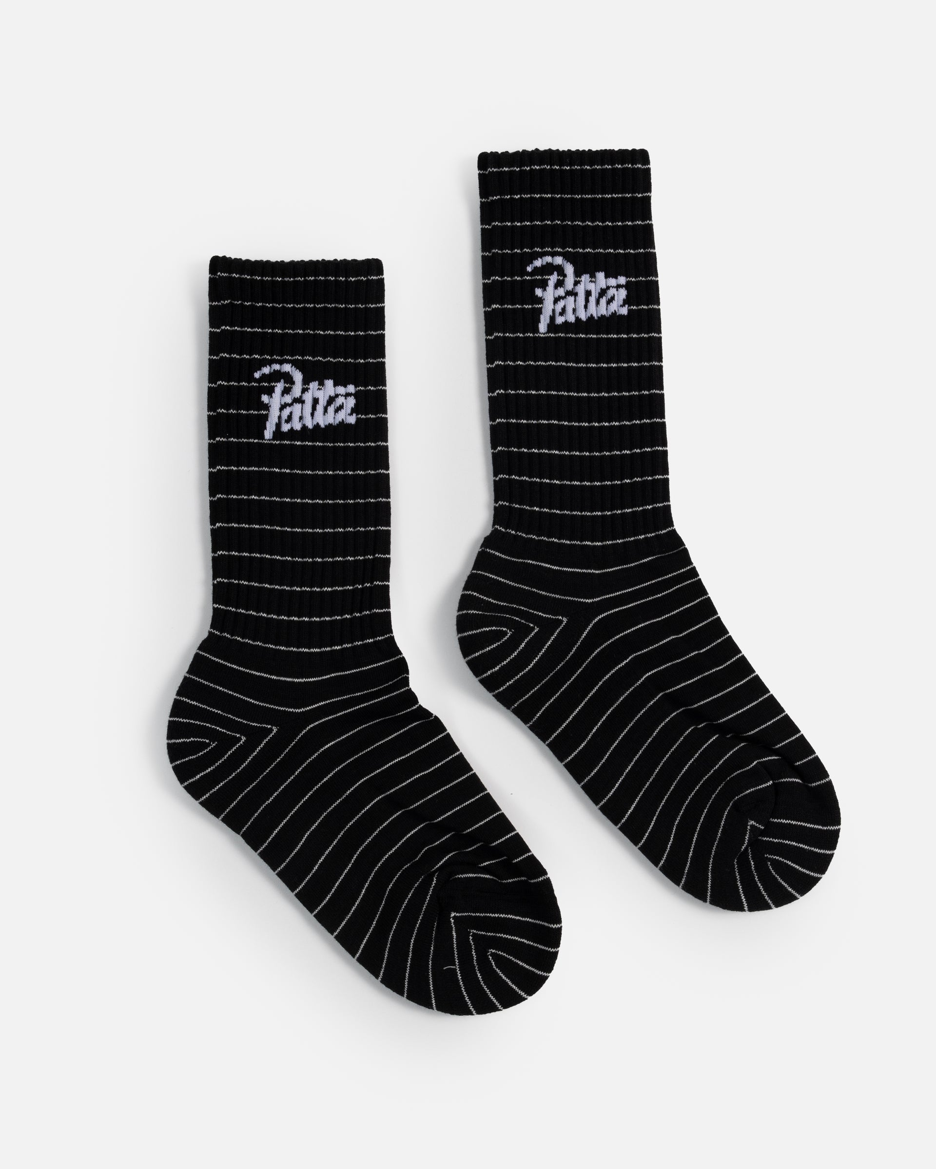 Patta Striped Socks (Black Iris)