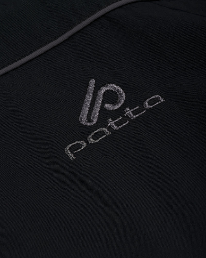 Patta Panelled Track Top (Black)