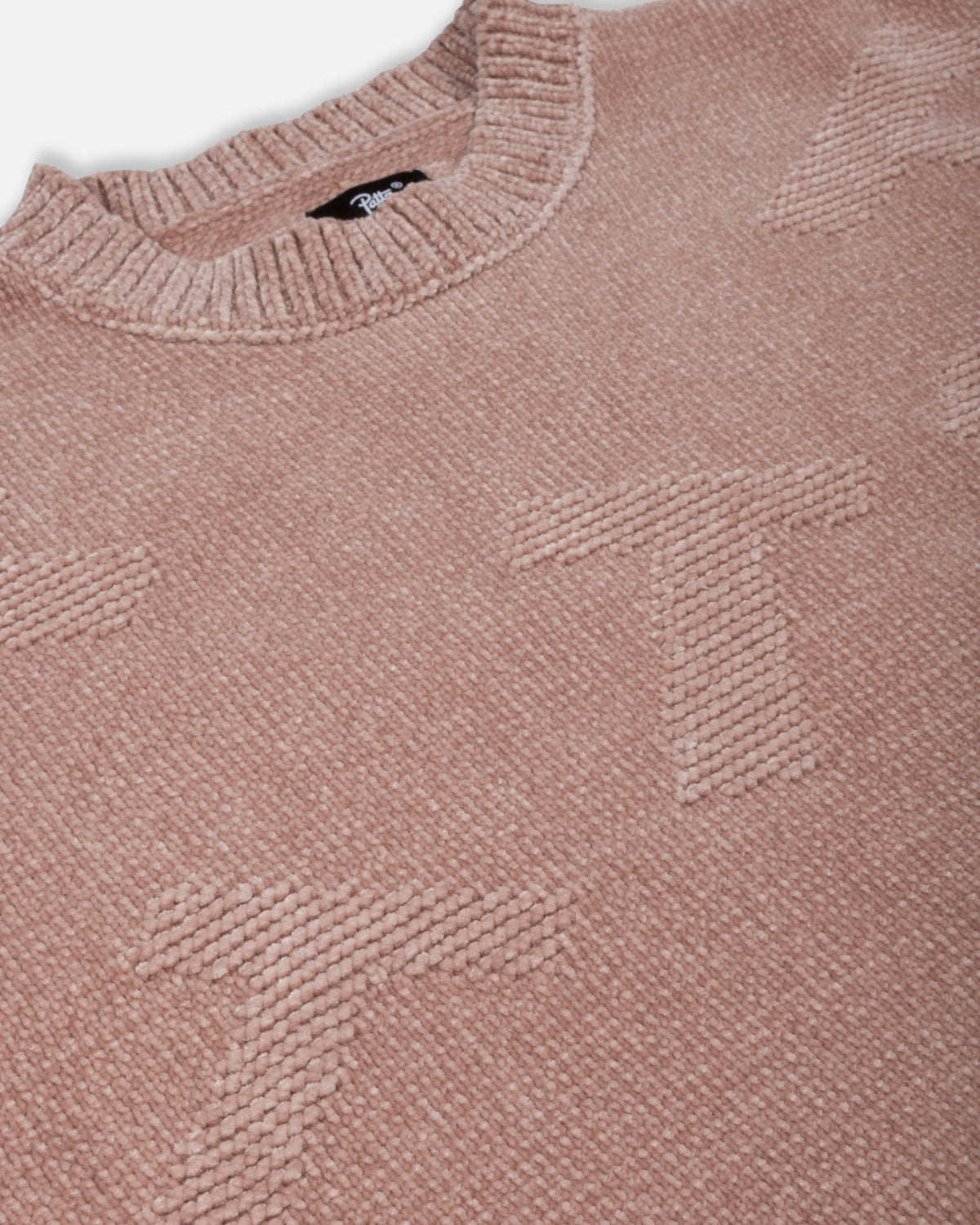 Patta Chenille Alphabet Knitted Sweater (Irish Cream)