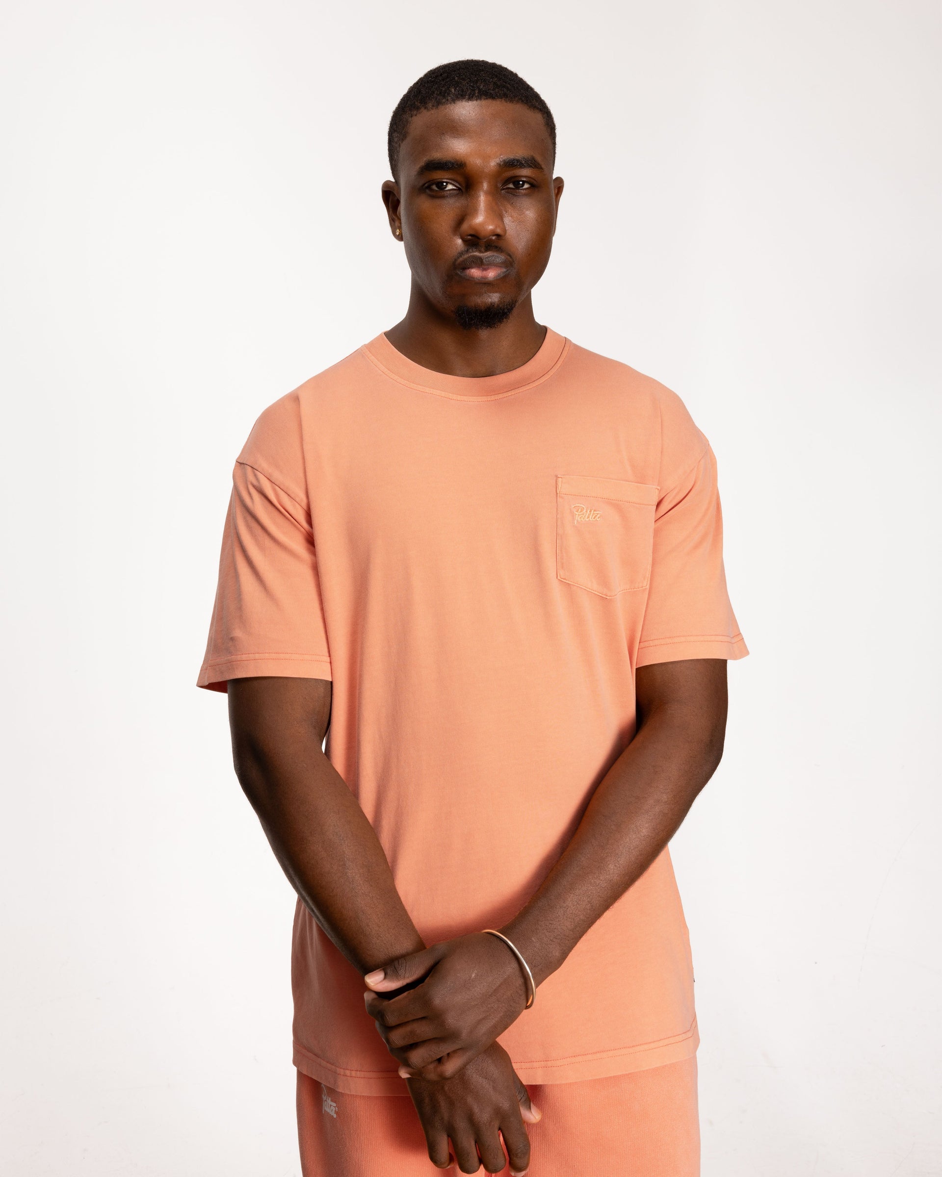 Patta Basic Washed Pocket T-Shirt (Melon)