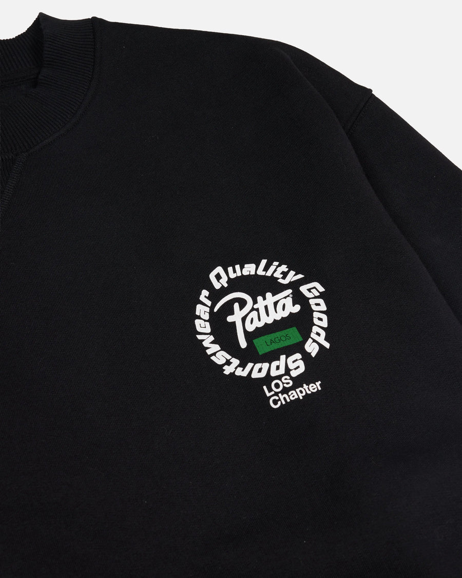 Patta Lagos Chapter Crewneck Sweater (Black)