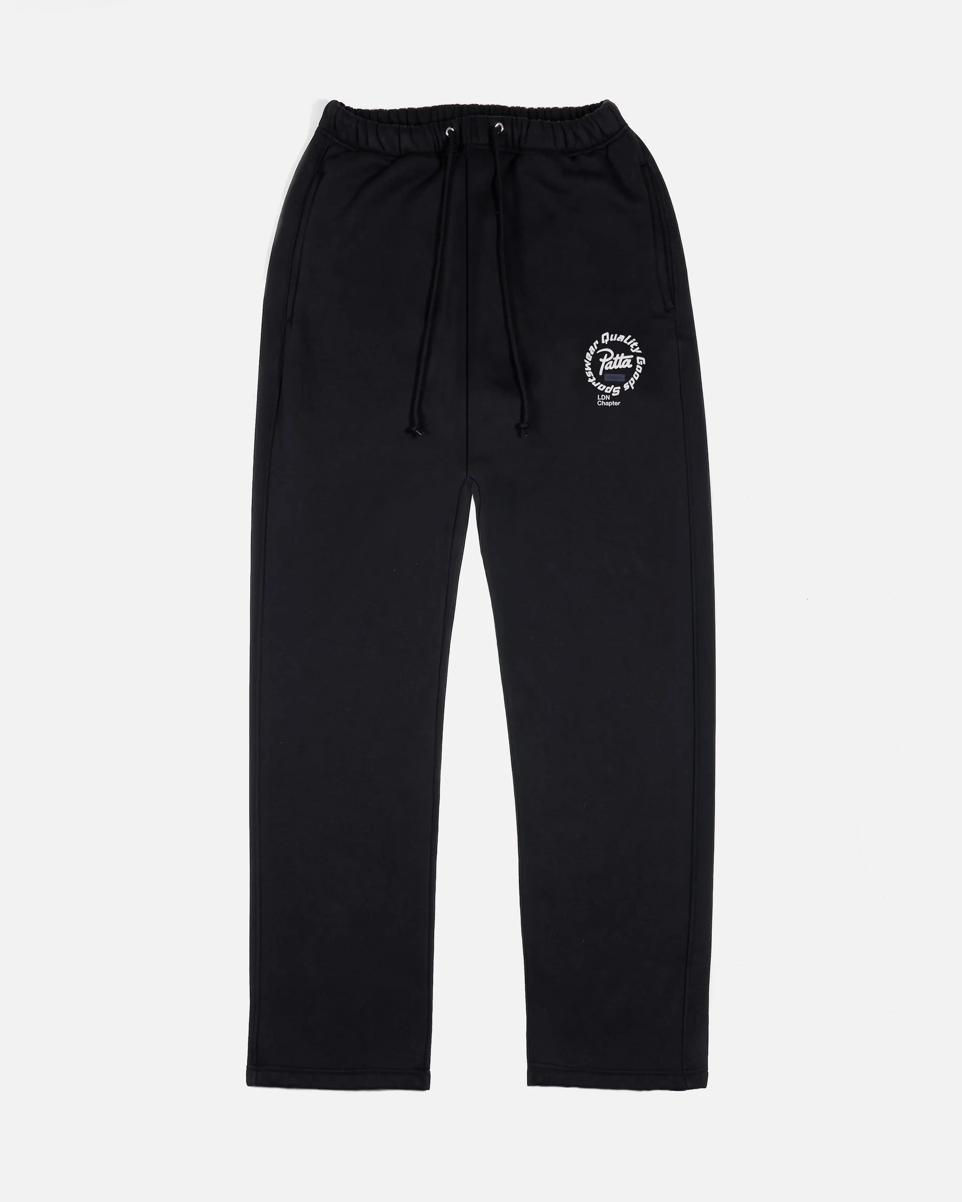 Patta London Chapter Straight Leg Jogging Pants (Black)