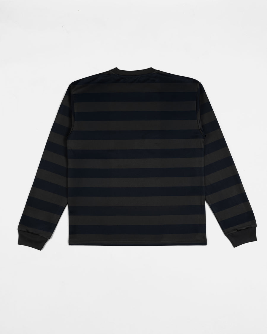Patta Striped Longsleeve Football Jersey (Forged Iron)