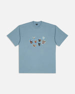 Patta Dogs T-Shirt (Dusty Blue)