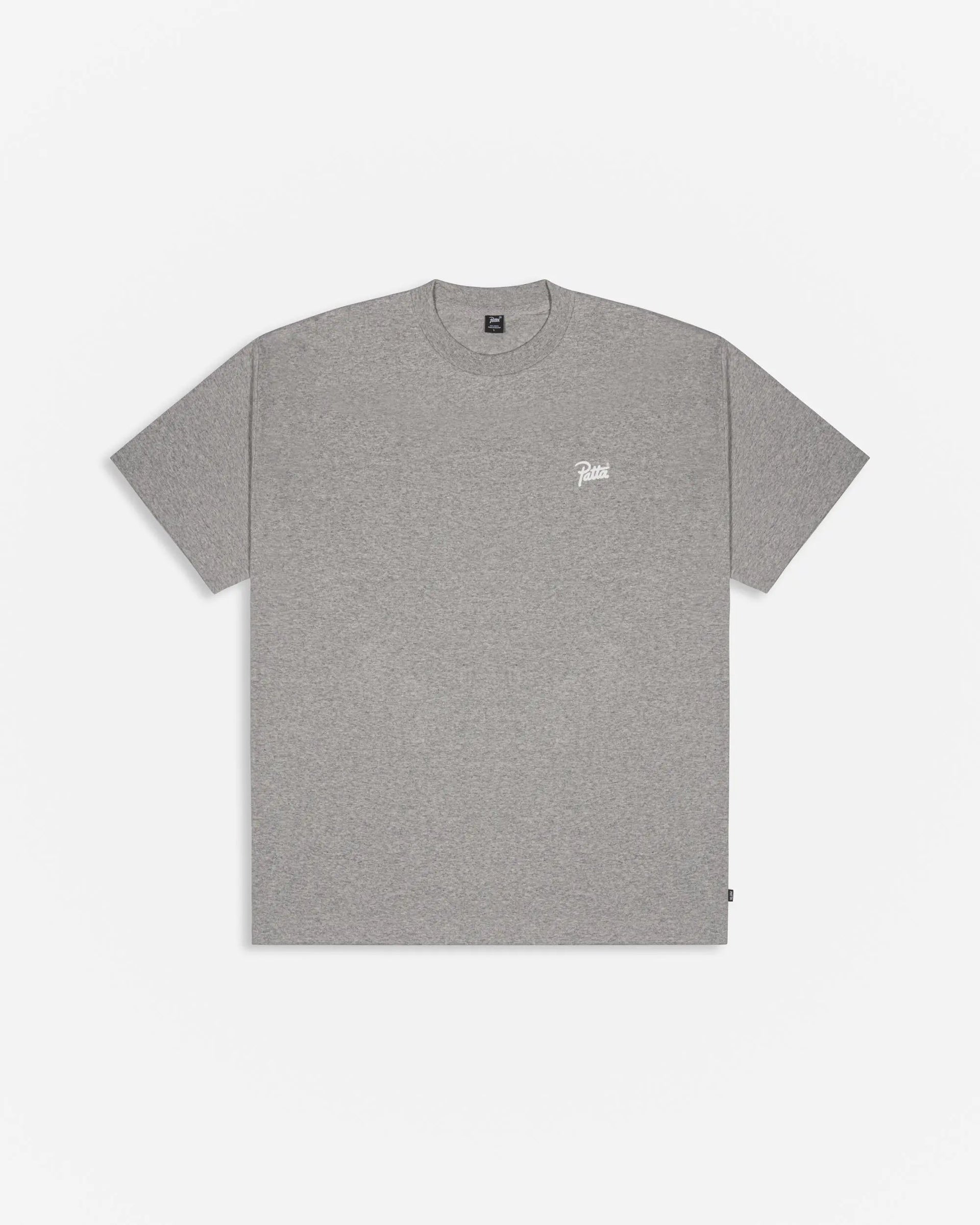 Patta Script Logo T-Shirt (Melange Grey)
