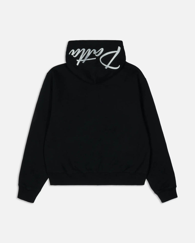 Patta Embro Classic Zip Up Hooded Sweater (Black)