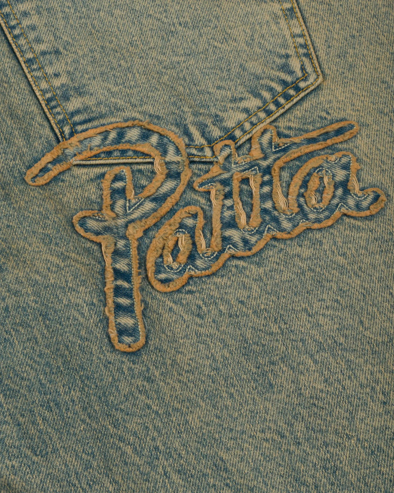 Patta Dirty Whiskers Denim Pants (Sandwashed Light Blue Denim)