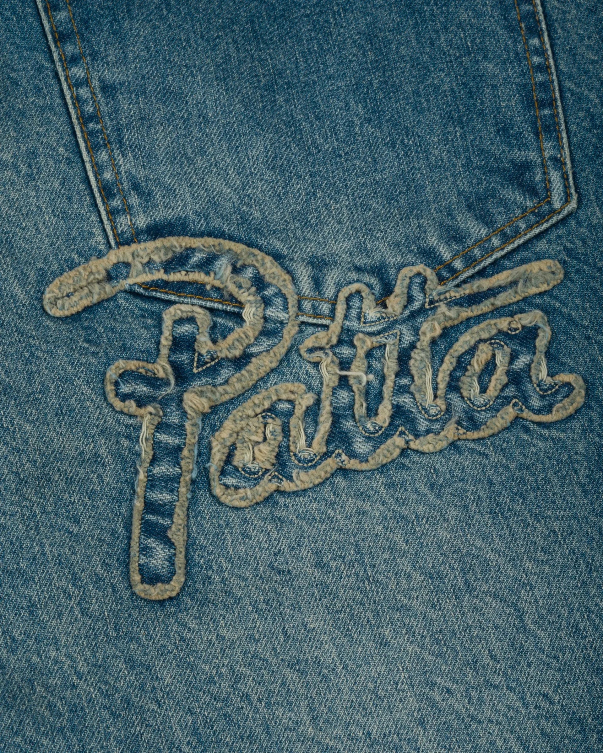 Patta Dirty Whiskers Denim Pants (Sandwashed Light Blue Denim)