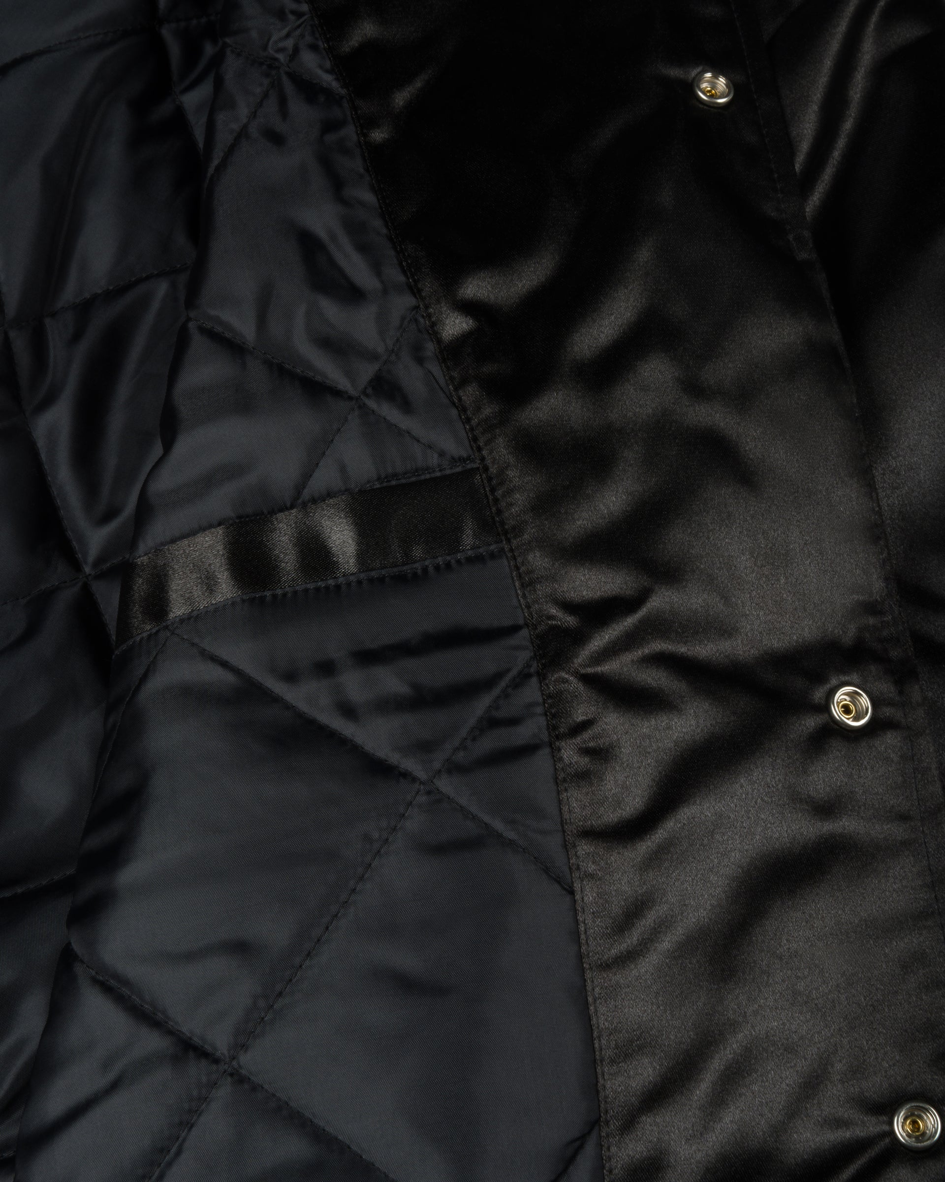 Patta Classic Satin Bomber Jacket (Black)