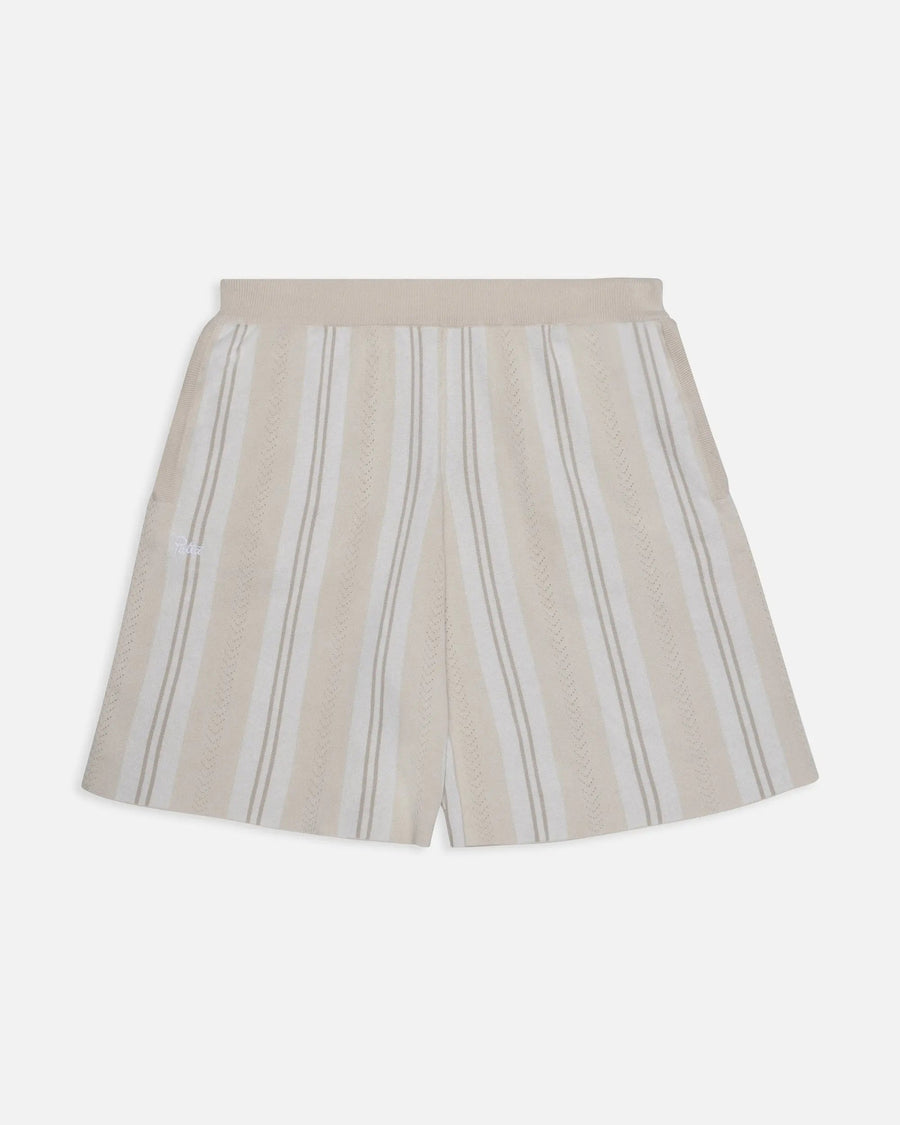 Patta Knitted Football Shorts (Oatmeal)