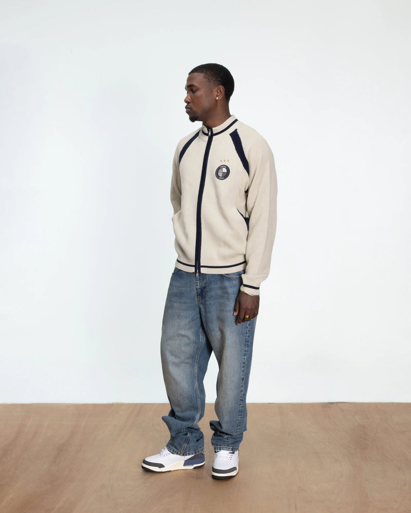 Patta Track Top Cardigan (Vaporous Grey)