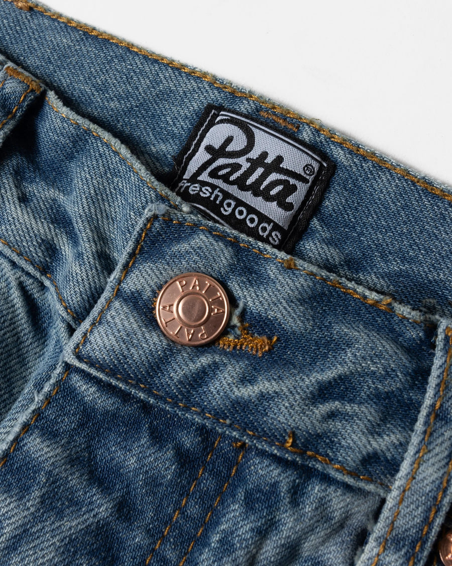 Patta x Joe Freshgoods Denim Pants (Sandwashed Blue Denim)
