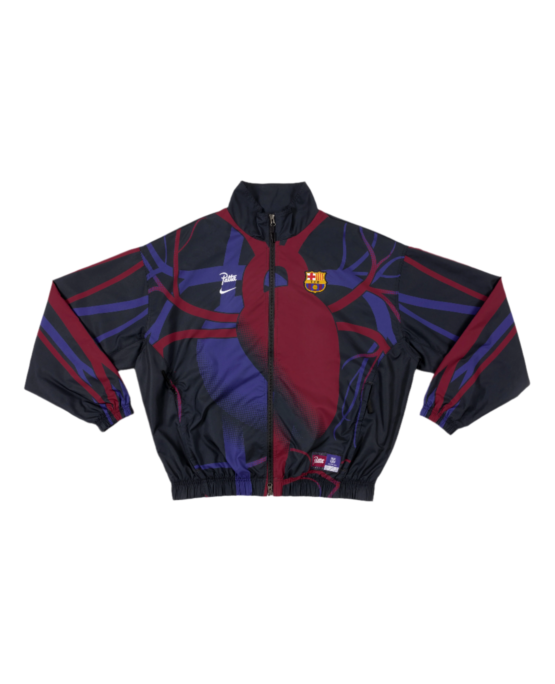 FCB x Patta Culers del Món Track Jacket (Black/White)