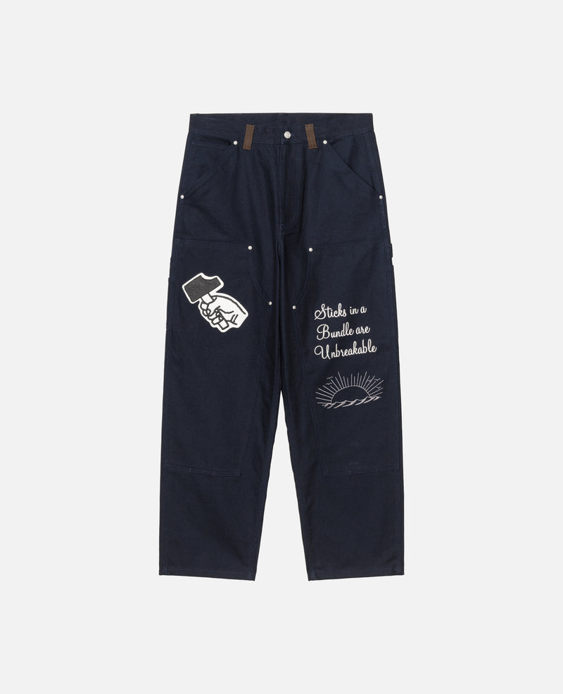 Patta x Carhartt OG Double Knee Pant (Dark Navy)